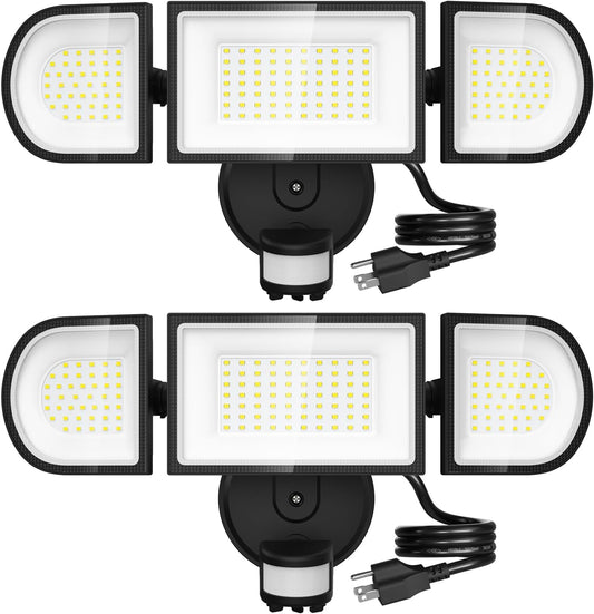 iMaihom 100W Motion Sensor LED Security Light with Plug