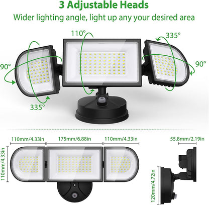 iMaihom 100W Dusk to Dawn Outdoor Lighting with Remote