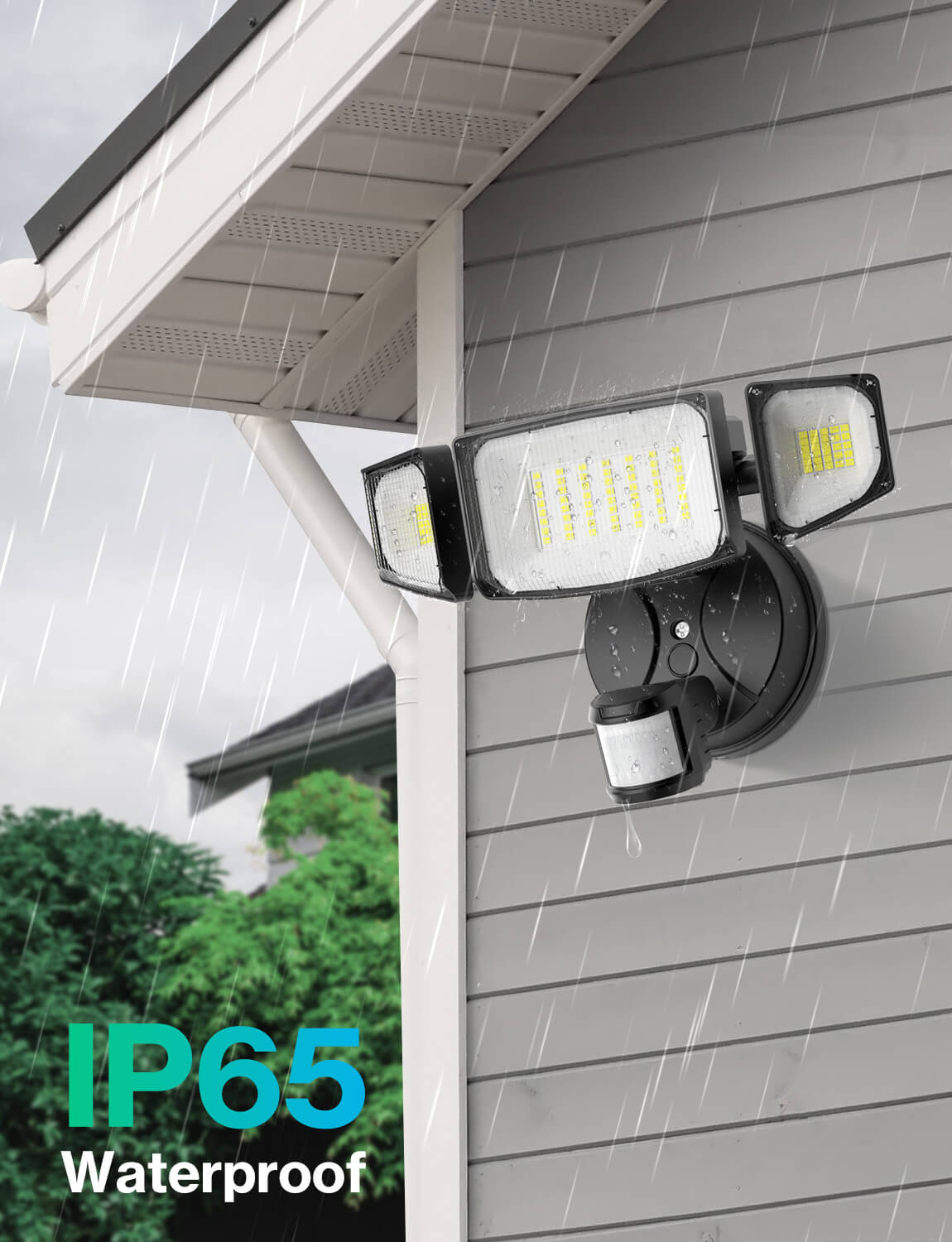 iMaihom 65W Motion Sensor & Dawn to Dawn Outdoor Lights