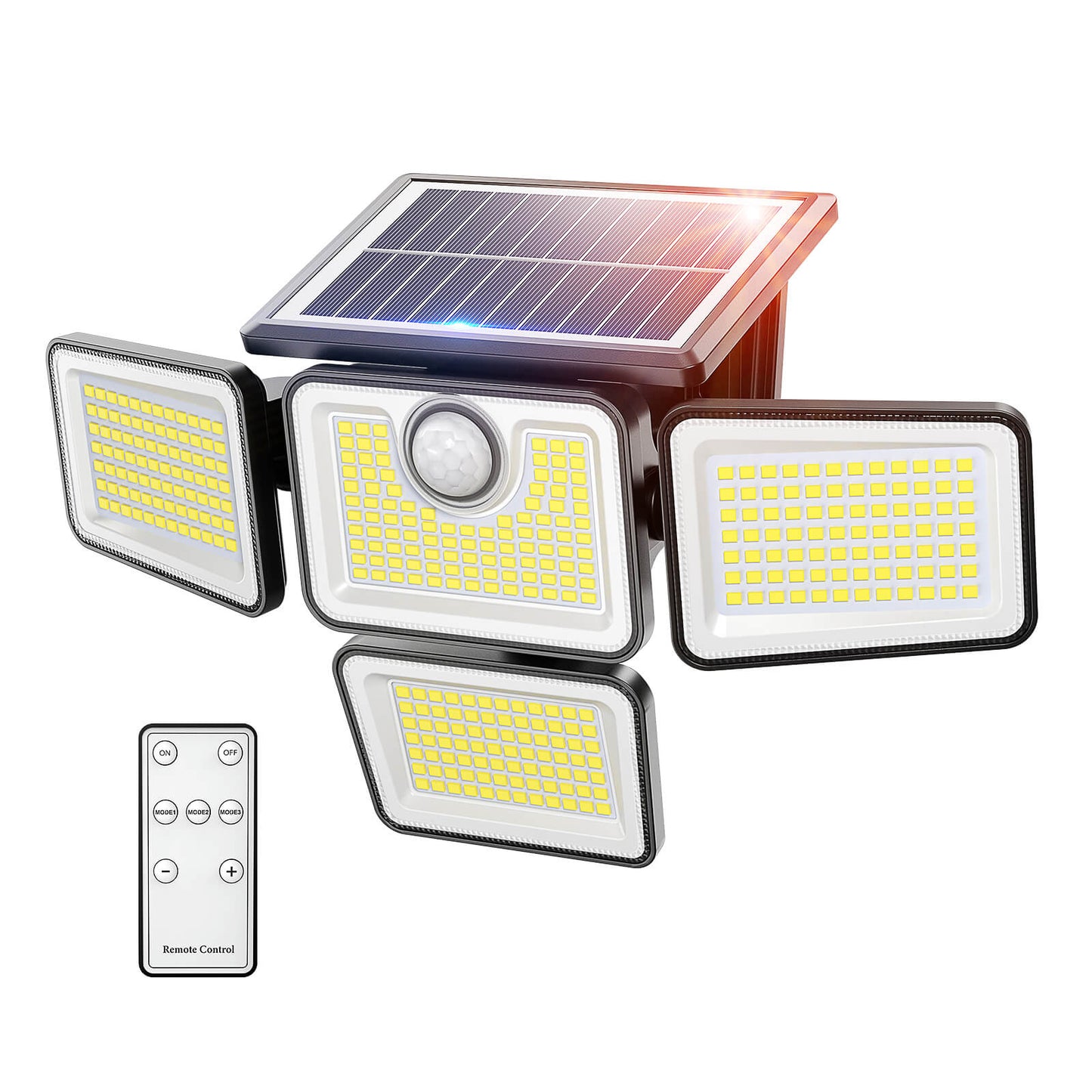 iMaihom Solar Outdoor Lights with 4 Heads