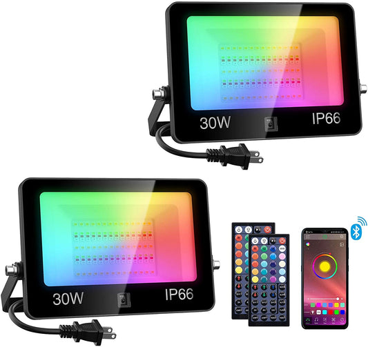 30W RGBW Bluetooth Control Flood Light