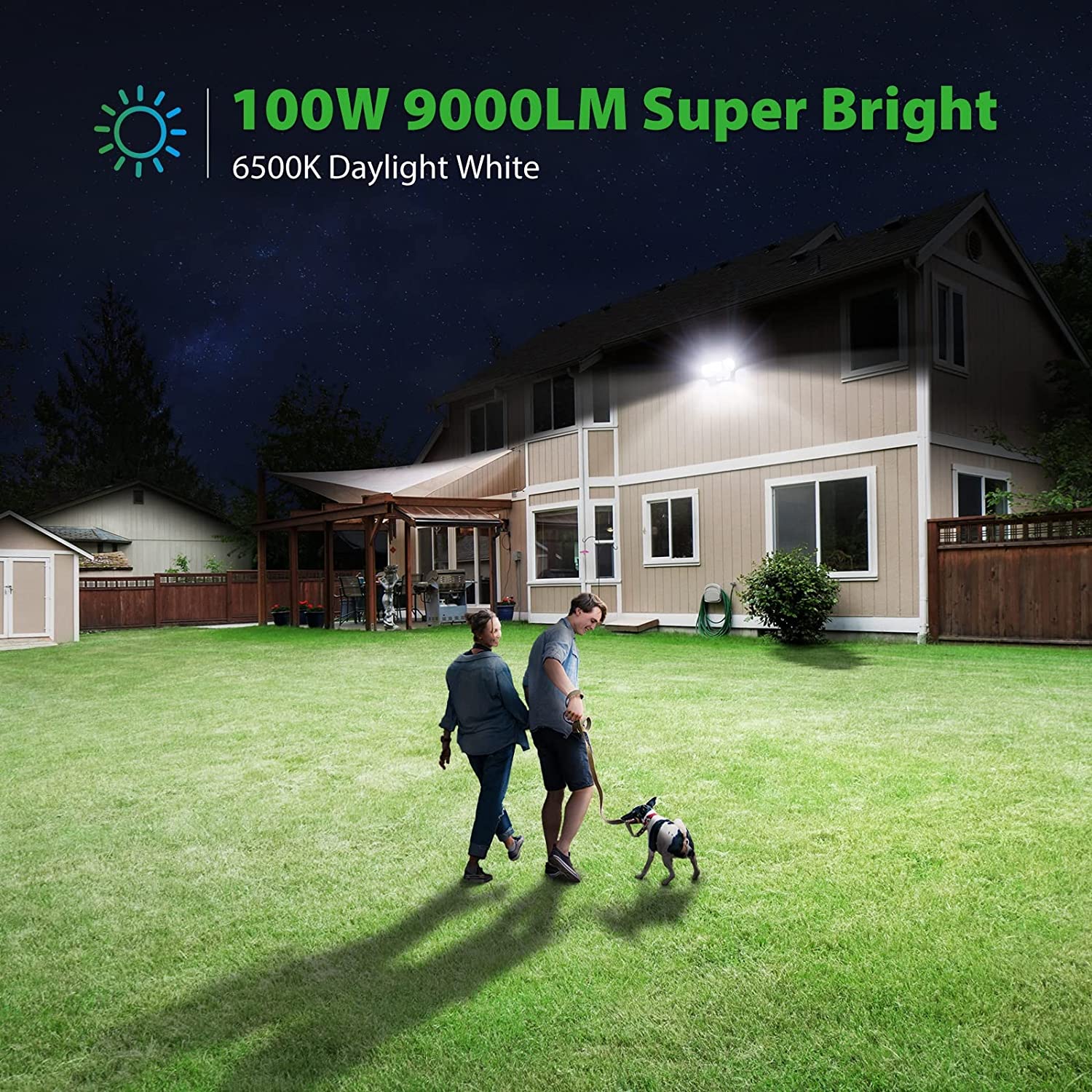 Shop Best 100W Motion Activated LED Security Light iMaihom